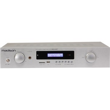 HiFi Stereo versterker bluetooth / 2x180w - Zilver